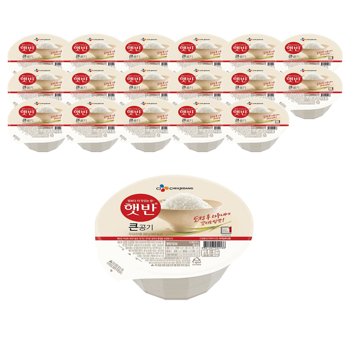  [뜨는상품][핫한상품]햇반 큰공기, 300g, 18개 제품을 소개합니다!!