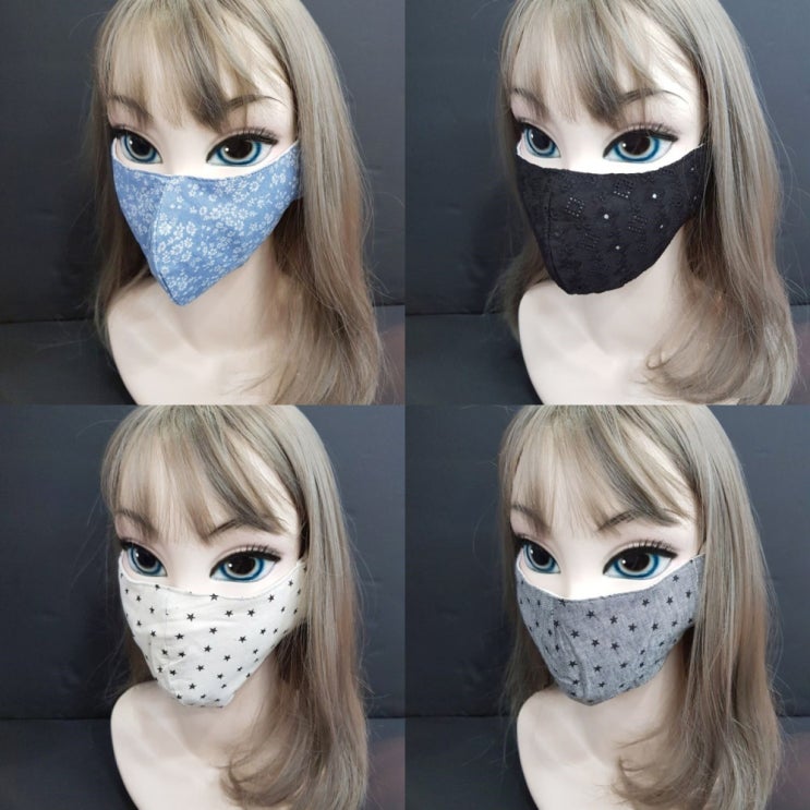  [어디서 샀어?]빨아쓰는 화장 묻는 일회용 다회용 입체 조절 순면 블랙 마스크, 랜덤좋은기회 놓치지 마세요