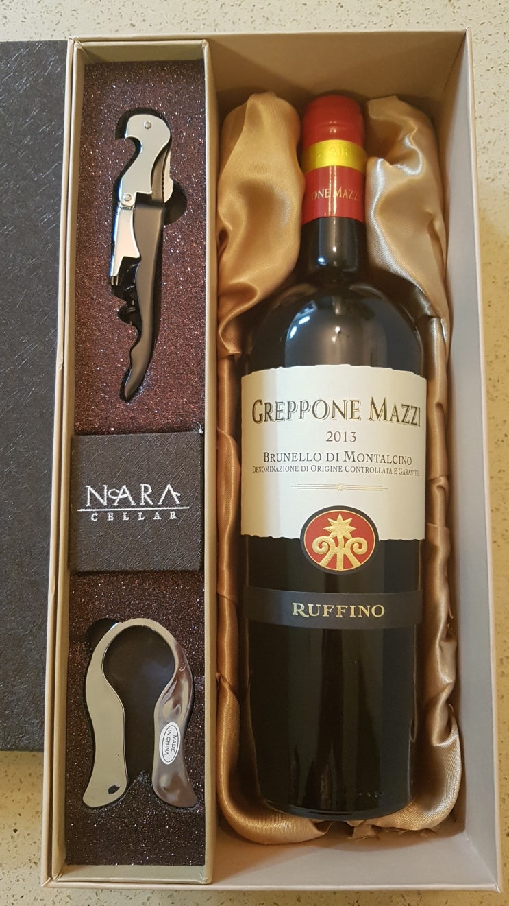 [2013] 루피노 그레뽀네 마찌 브루넬로 디 몬탈치노[ Ruffino Greppone Mazzi Brunello di Montalcino] / 선물 받은 와인 후기