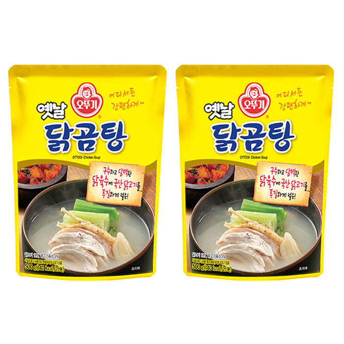 로켓프레시 특가할인 : 오뚜기옛날 즉석 닭곰탕 500g 2개 : 식품