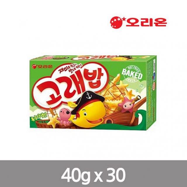  코코 오리온 고래밥 볶음양념맛 40gx30 스낵 1
