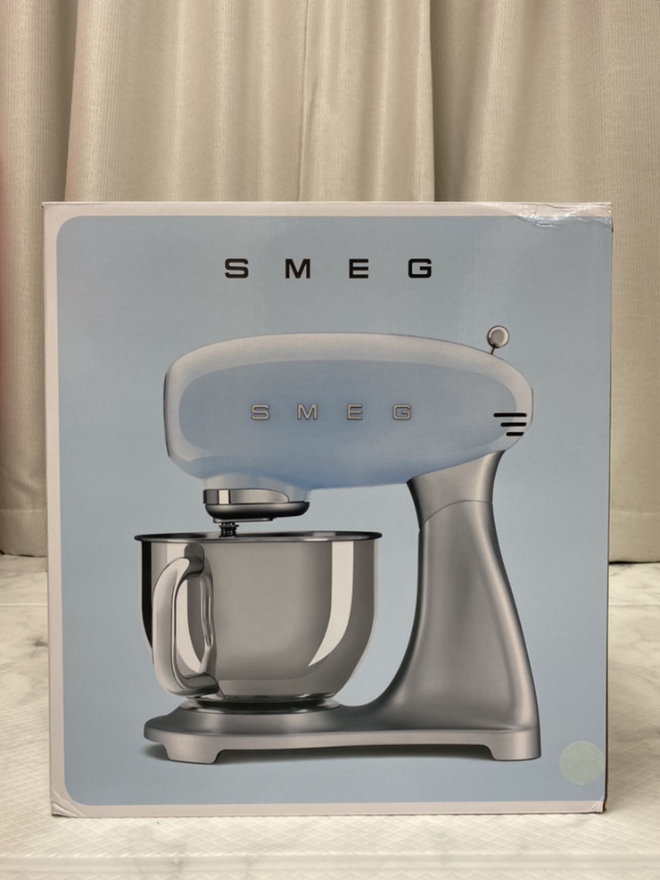 [SMEG]스메그 반죽기 파스텔블루색상 직구후기 (사진위주 리뷰 및 주의할점)