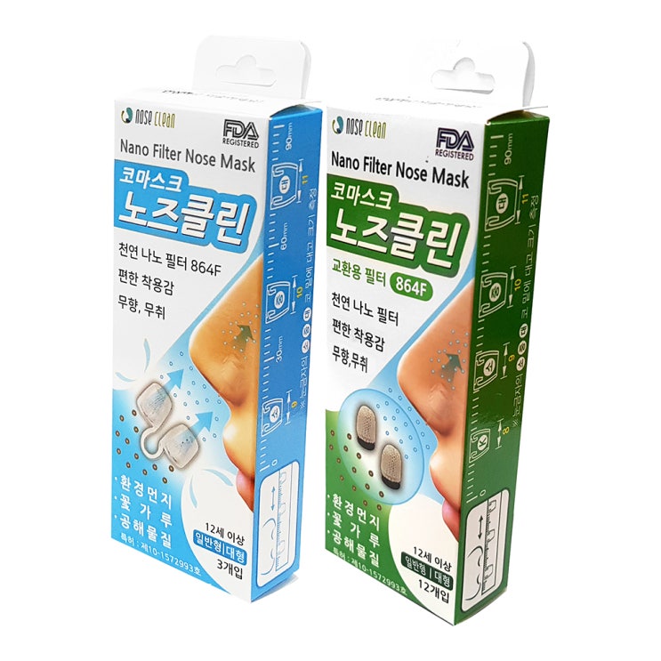  [어디서 샀어?]노즈클린 코마스크 일반형 대형 3p + 일반형 필터 대형 12p, 1세트좋은기회 놓치지 마세요