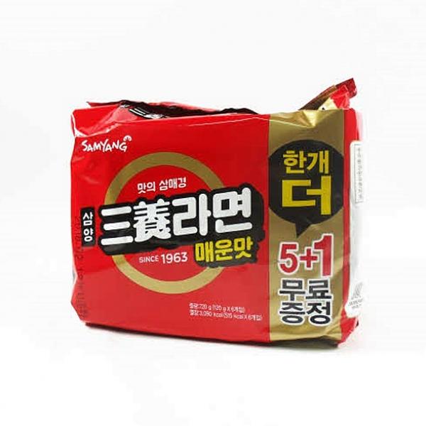  싸다팡 삼양라면 매운맛 120g 51 X 8개 봉지라면 1