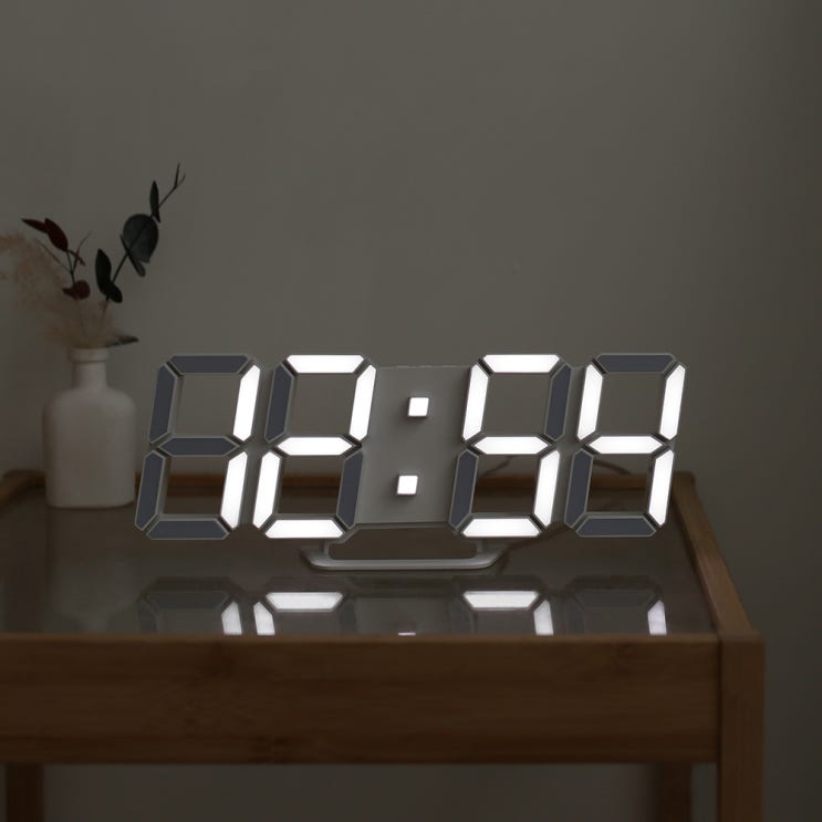 (로켓배송)무아스 프리미엄 3D LED 벽시계, 화이트 추천해요 (로켓배송)무아스 프리미엄 3D LED 벽시계, 화이트 추천해요
