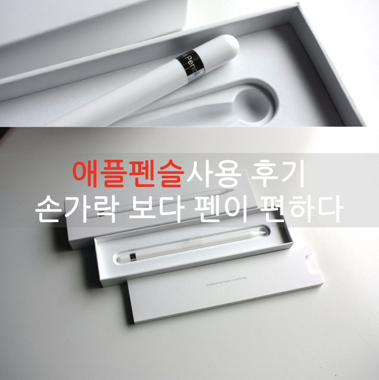  애플펜슬 1세대 펜촉이 손가락 보다 편한이유