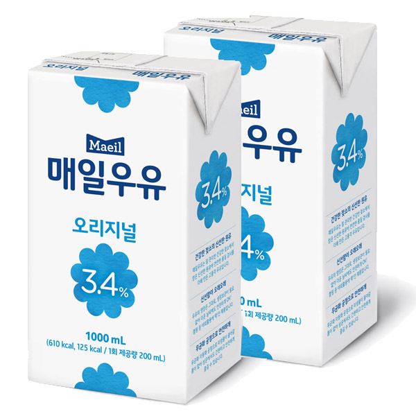  매일유업 매일우유 오리지널 1000ml 6개