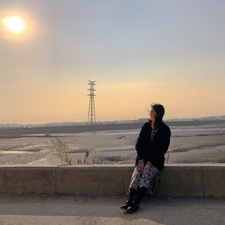  서해대교가 보이는 당진 해어름카페