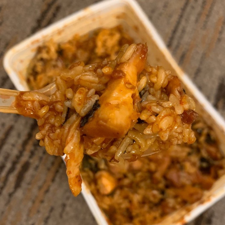 지코바 숯불치킨 순살양념 보통맛 리뷰 :: 치밥까지 먹으면 칼로리는요?
