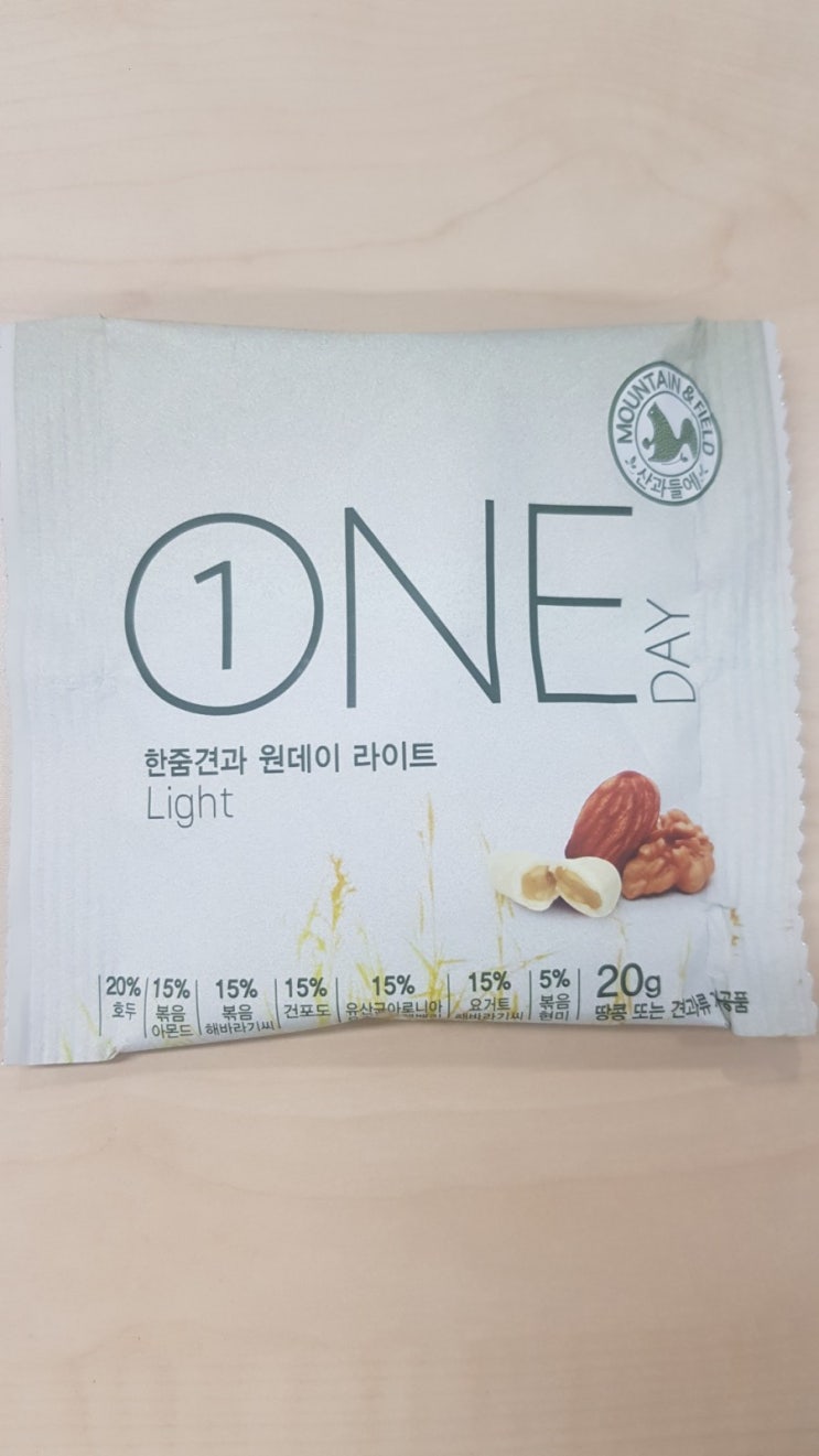  [산과들에] 건강한 간식 하루 한줌견과 원데이 라이트