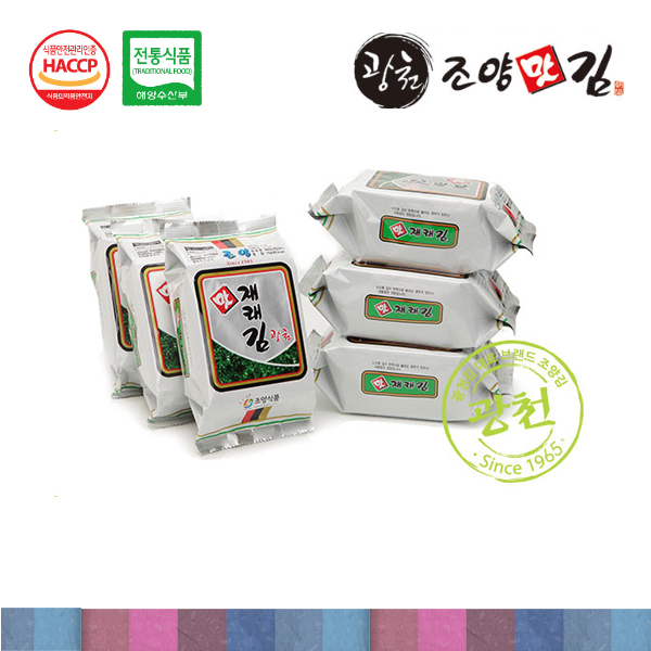  로켓프레시 특가할인 : 광천조양맛김 재래식탁김 15gX30봉지 1박스 : 식품