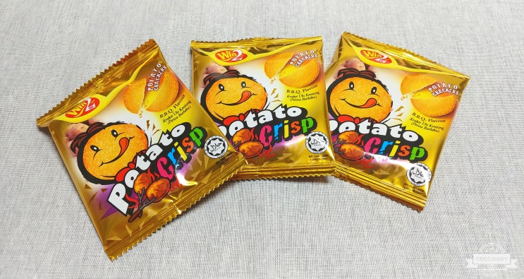 포테이토 크리스프 바베큐맛! 이것은 과자인가? 인간사료인가?