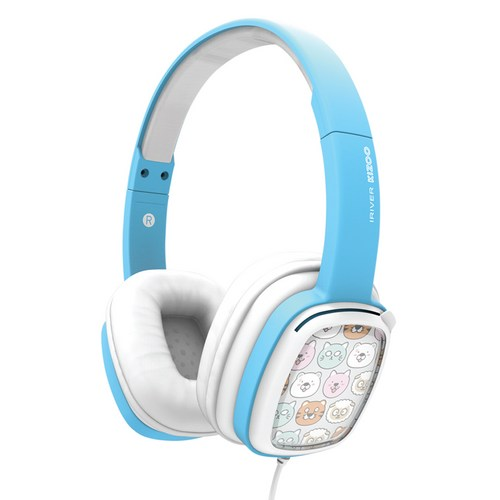 아이리버 KIZOO 어린이 헤드폰, 블루, IKH-100 구매정보