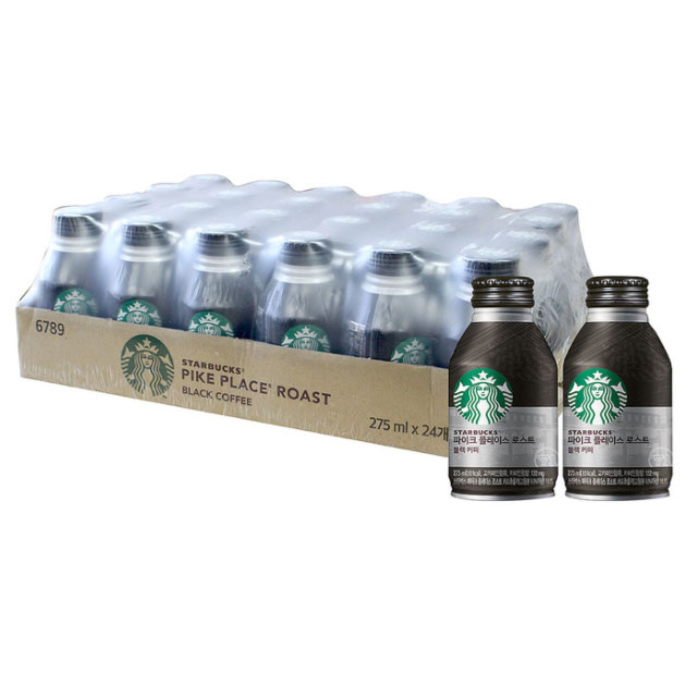 스타벅스 파이크 플레이스 블랙커피 275ml x 24병 추천해요 스타벅스 파이크 플레이스 블랙커피 275ml x 24병 추천해요