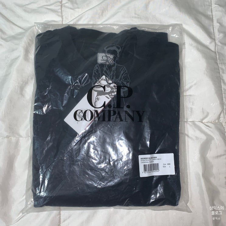  CP 컴퍼니 렌즈 와팬 맨투맨 사이즈 종결  L & XL
