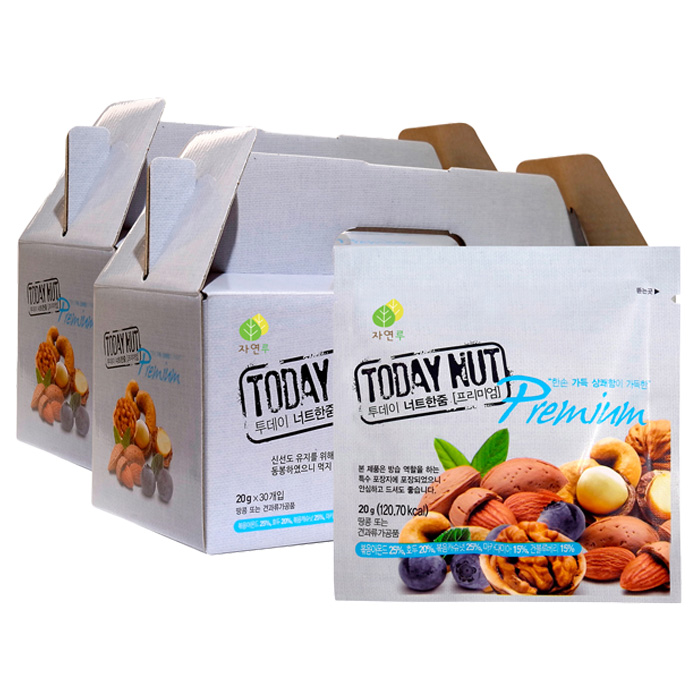 (로켓배송)투데이넛 너트한줌 프리미엄, 20g, 60개입 추천해요 (로켓배송)투데이넛 너트한줌 프리미엄, 20g, 60개입 추천해요