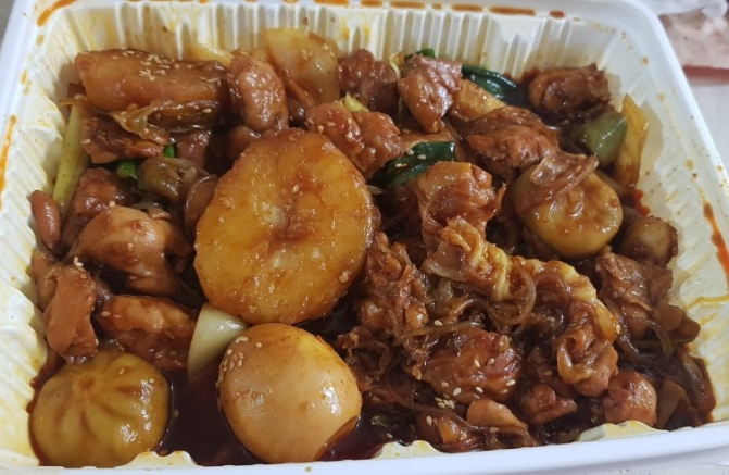  화원) 혜자스럽고 가성비 좋은 "찜닭반 통닭반 찜통반 본점"