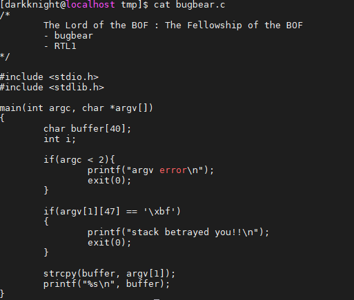  [LOB] Lord of BOF darkknight -> bugbear