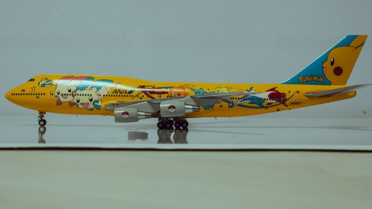  1:200 JC wings ANA All Nippon Airways B747-400D '포켓몬 특도' JA8957 XX2154 다이캐스트 모형 모델