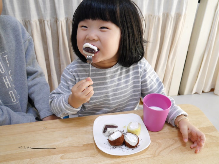  소부당 달다구리셋트 찹쌀떡 크림치즈떡 간식으로 아침대용으로 ~