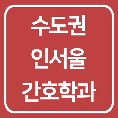  인서울 간호학과~ 대졸자전형으로 준비했어요.