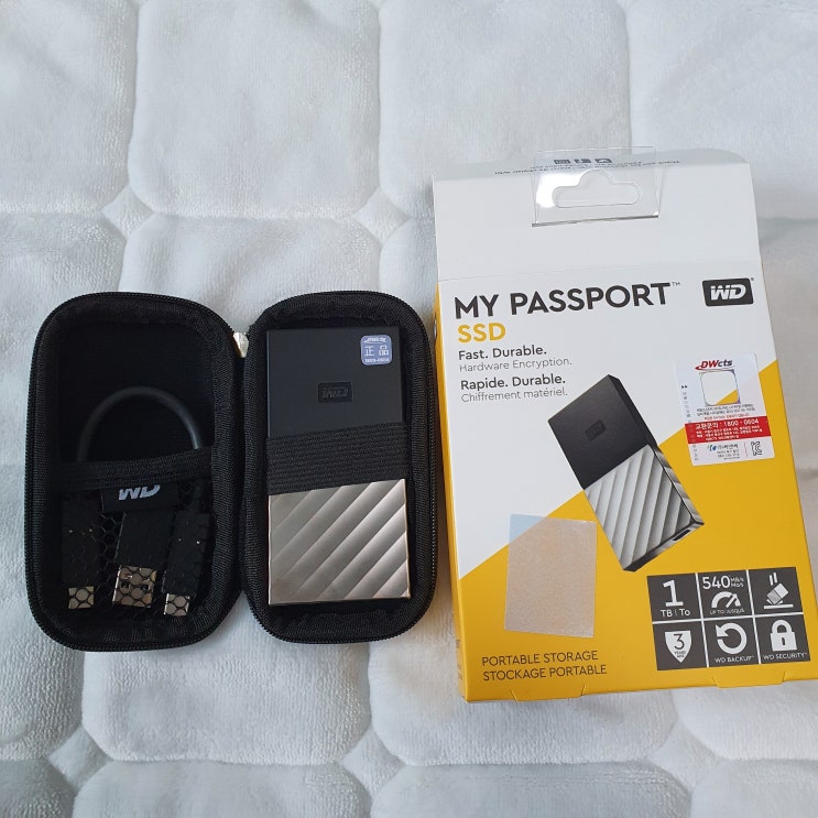 [외장 SSD 추천] WD My Passport SSD 1TB 리뷰