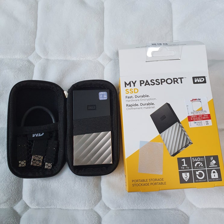  [외장 SSD 추천] WD My Passport SSD 1TB 리뷰