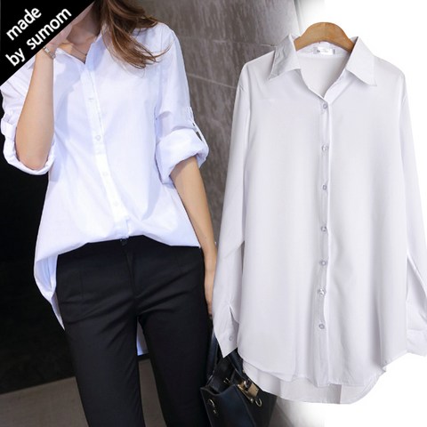  수맘 자체제작 빅사이즈 롱 셔츠 L XL 사이즈