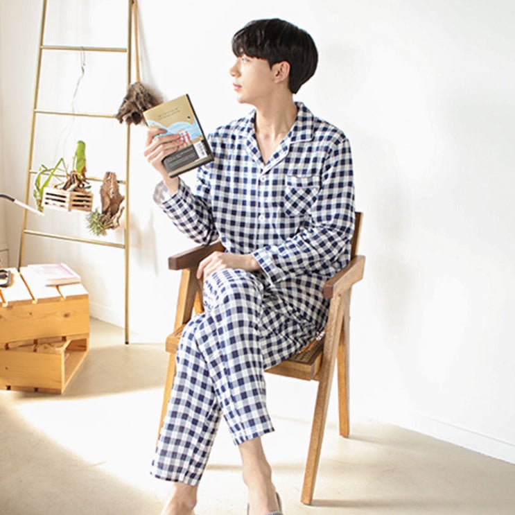 (로켓배송)어나더디 남성용 모노 체크 긴팔잠옷 추천해요 (로켓배송)어나더디 남성용 모노 체크 긴팔잠옷 추천해요