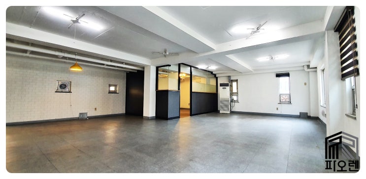양재천 앞 조용하고 깔끔한 사무실 - 월 220만, 바닥난방, 회의실보유.