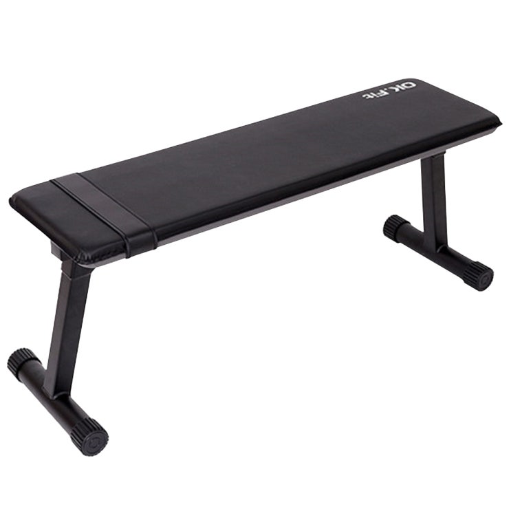  베스코 Ok fit 접이식 플렛 벤치 블랙