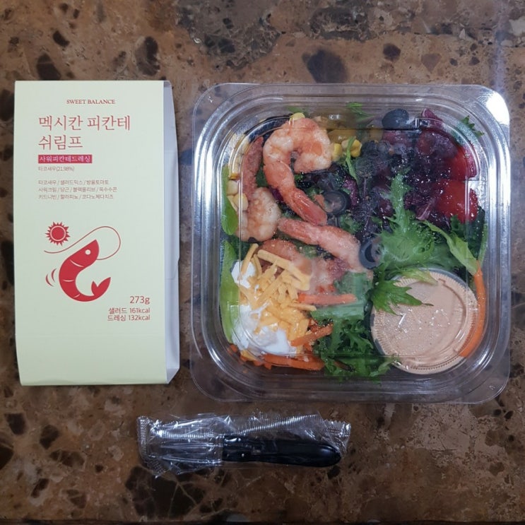  스윗밸런스 멕시칸피칸테 쉬림프 샐러드 // 헬로네이처 새벽 배송