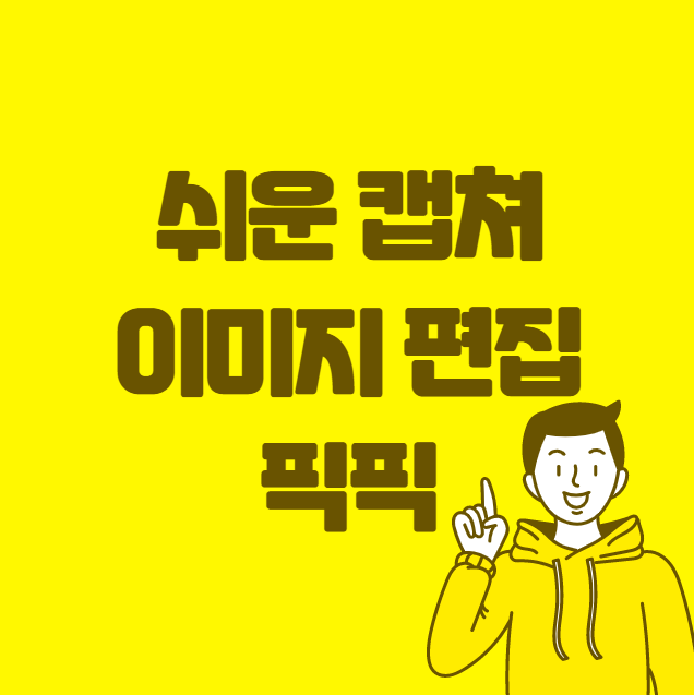  화면 캡쳐 프로그램 픽픽 사용법