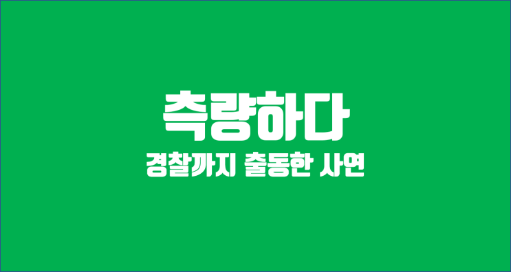 경계복원측량 / 경매 쉬운 건 없다 / 경찰출동