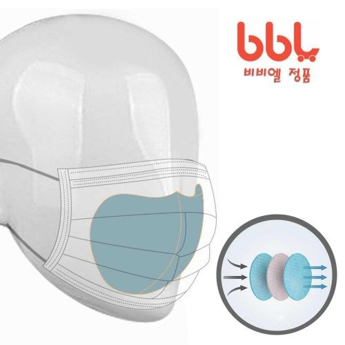 BBL 3겹 UPGRADE 마스크 패드 필터 교체용 50매 100매, 한정특가100매 구매정보