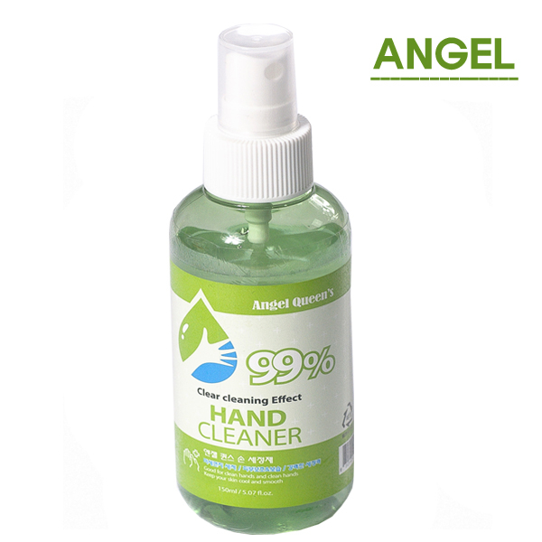  엔젤퀸스 손세정제 150ml 스프레이형 손소독제 에탄올 핸드워시 휴대용 1개 150mg