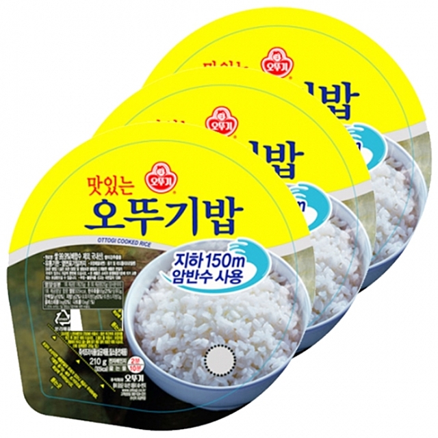  보드미 오뚜기밥 오뚜기맛있는 밥맛 210gx12개 즉석 12개