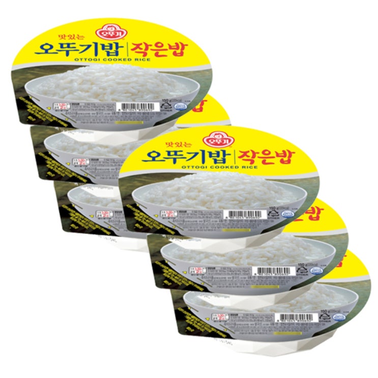 오뚜기 맛있는 작은밥, 150g, 6개 추천해요