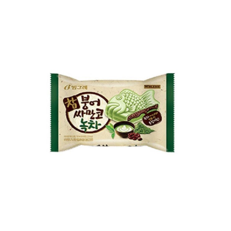  비전몰 빙그레 참붕어싸만코 녹차 1박스 24개입 시원한아이스 아이스크림 샌드 1