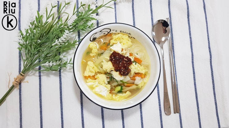  멸치장국으로 끓이는 잔치국수 만들기 핵꿀맛 초간단 레시피
