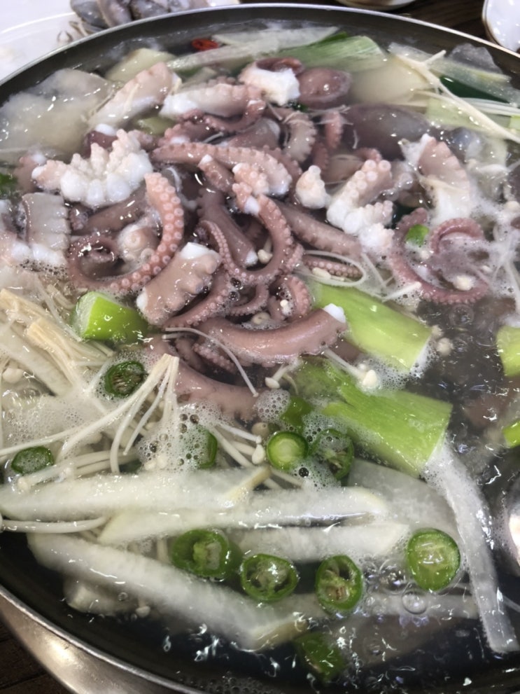 인천 서구 신현동 맛집 토향해물전문점 박속낙지탕 메뉴&가격