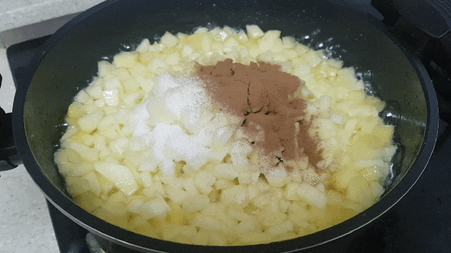  [간식] 백종원 사과조림 사과조림토스트