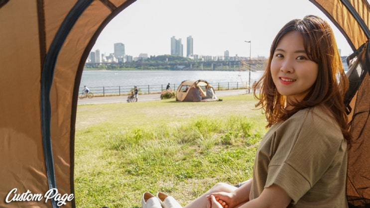  해지는 나른한 오후의 한강에서 인물 사진을 담다 : 뚝섬 유원지 출사 (Feat. SEL55F18Z & 번들렌즈)