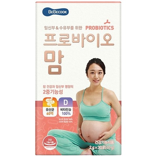 [베베쿡] 비타민D 임산부 수유부 영양 프로바이오 맘, 2g, 1개 구매정보