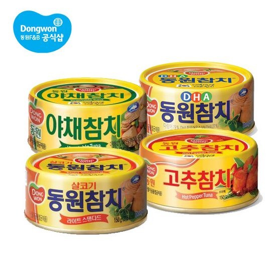  동원 참치 100g 8개 4종 라이트 고추 야채 DHA 02고추100g×8개 상세설명 참조 상세설명 참조