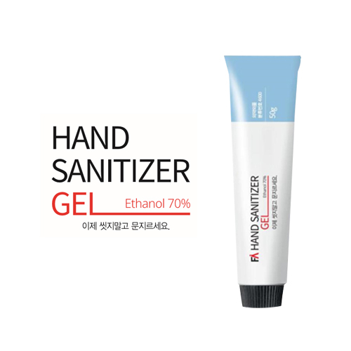  코로나마스크, 손세정제 : 에프에이 휴대용손소독제 알콜 에탄올70 핸드새니타이저겔 50g 1개 : 코로나19 대비