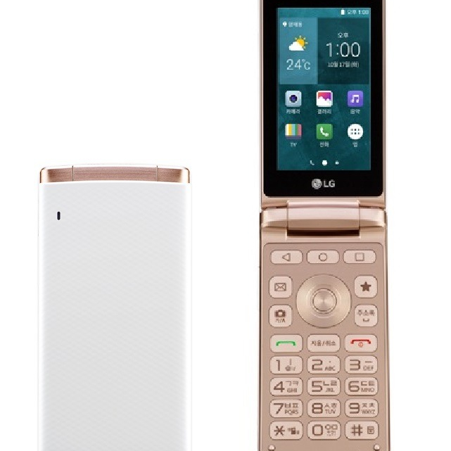 LG sk kt lgu용 X100 가개통폰 새제품 스마트폴더폰 효도폰 와인폰 화이트 X100L