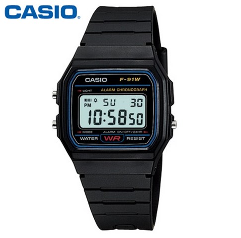  스포츠시계 요즘 핫한 CASIO 카시오 남성 F-91W-1D 군인 군대 군용 전자 스포츠 시계 남성스포츠시계 BEST 