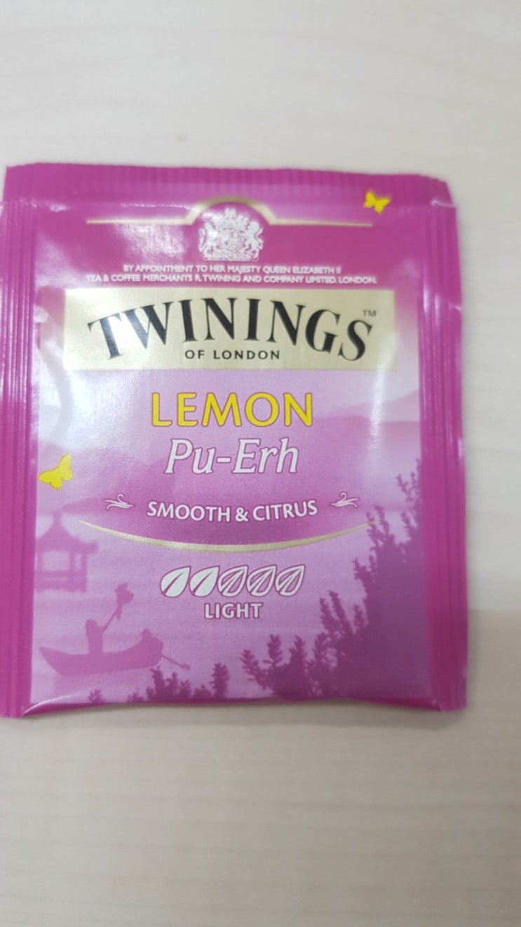 [트와이닝] 레몬 보이차 TWININGS LEMON PU-ERH SMOOTH&CITRUS
