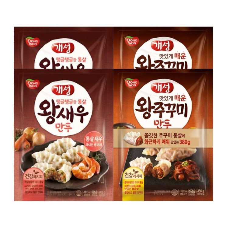 동원 개성왕새우만두315gx2봉+개성왕주꾸미만두380gx2봉, 1세트 추천해요 동원 개성왕새우만두315gx2봉+개성왕주꾸미만두380gx2봉, 1세트 추천해요